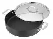 Stellar 6000 Hard Anodised Non-Stick Saute Server with Lid 28cm
